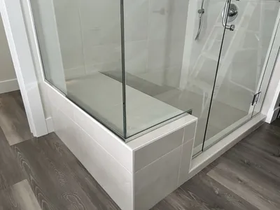 Custom Shower w/ Bench 3