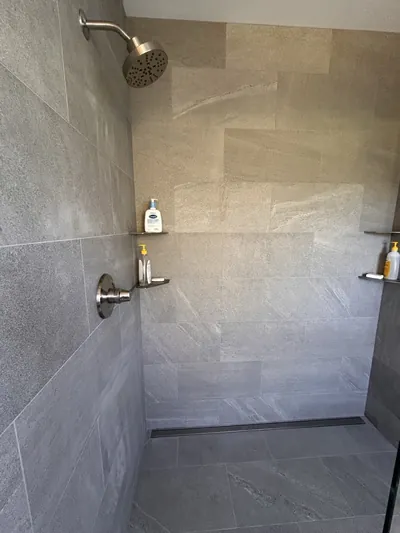 Custom Shower w/ Schluter Linear Drain 2