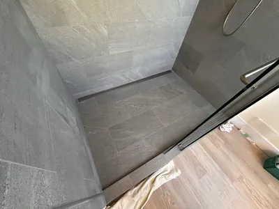 Custom Shower w/ Schluter Linear Drain 3