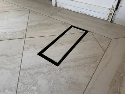 Flush Tile Floor Vent Detail 1