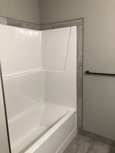 Tile Banding around a One Piece Tub/Shower Unit 2