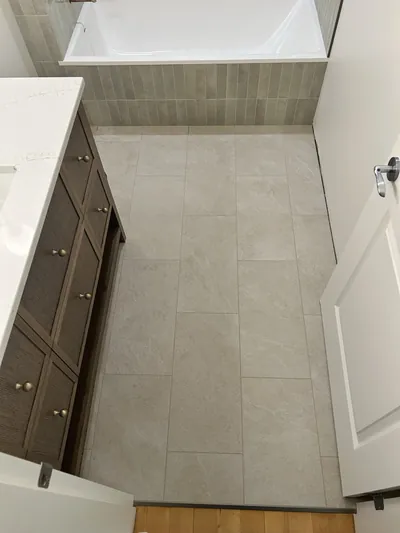 Brick Pattern Tile Floor 1