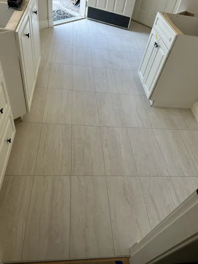Entrance Floor Tile Installation 1