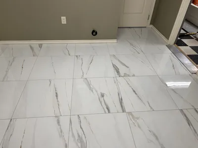 Glossy Large Format Basement Tile2