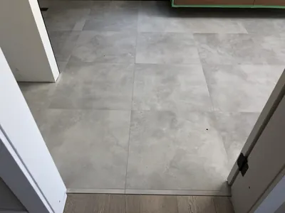 Large Format Floor Tile Installation 2