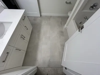 Large Format Floor Tile Installation 3