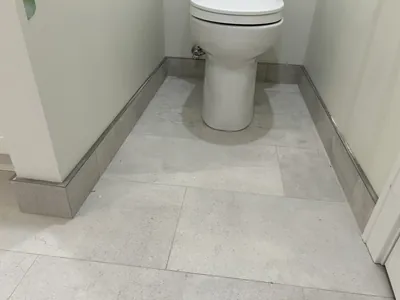 Large Format Floor Tile Installation 6