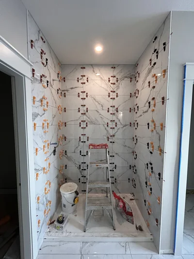 Schluter Kerdi shower waterproofing