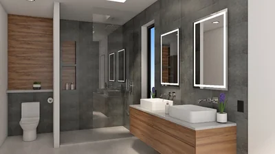 Full custom tiled shower